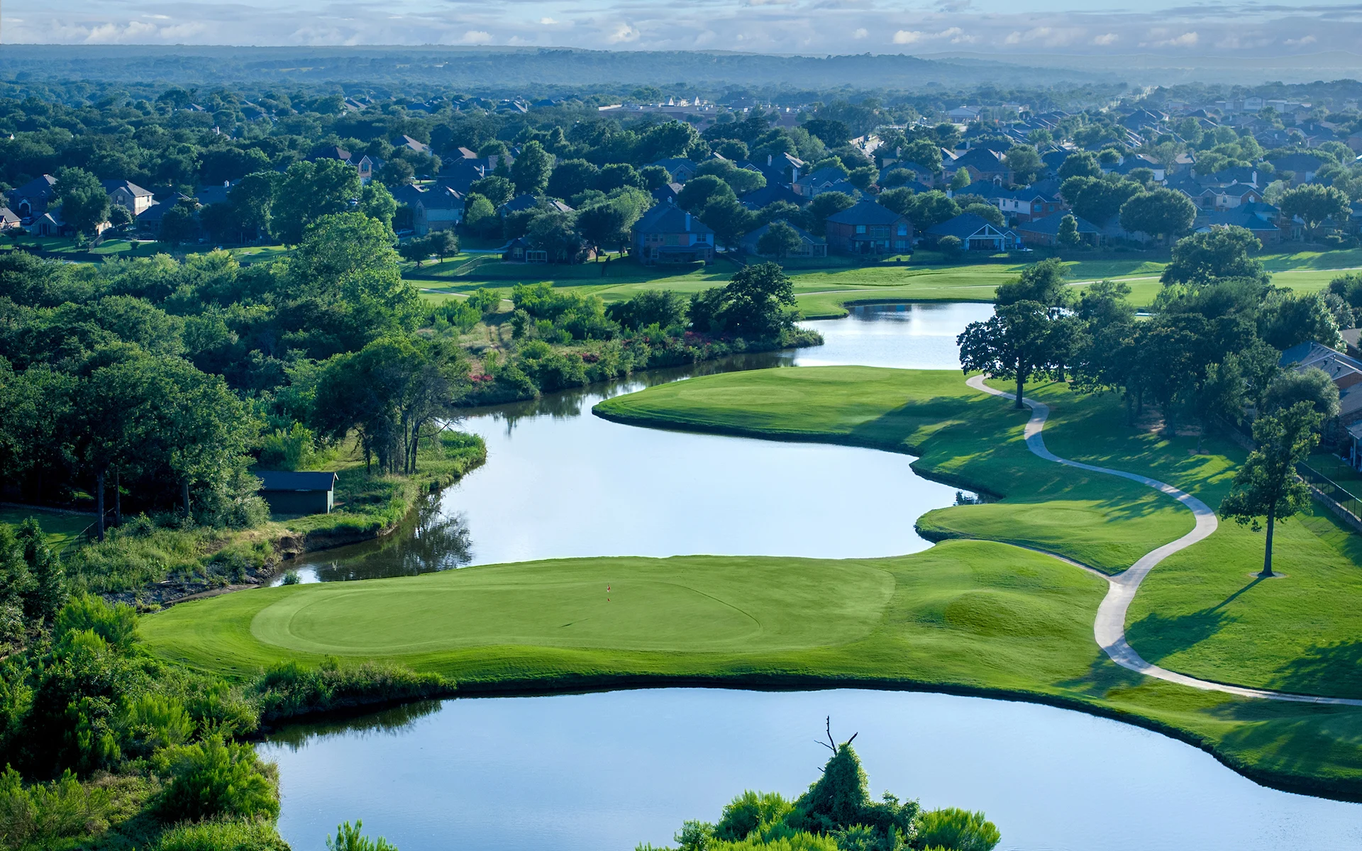 Turf installation in Corinth, TX