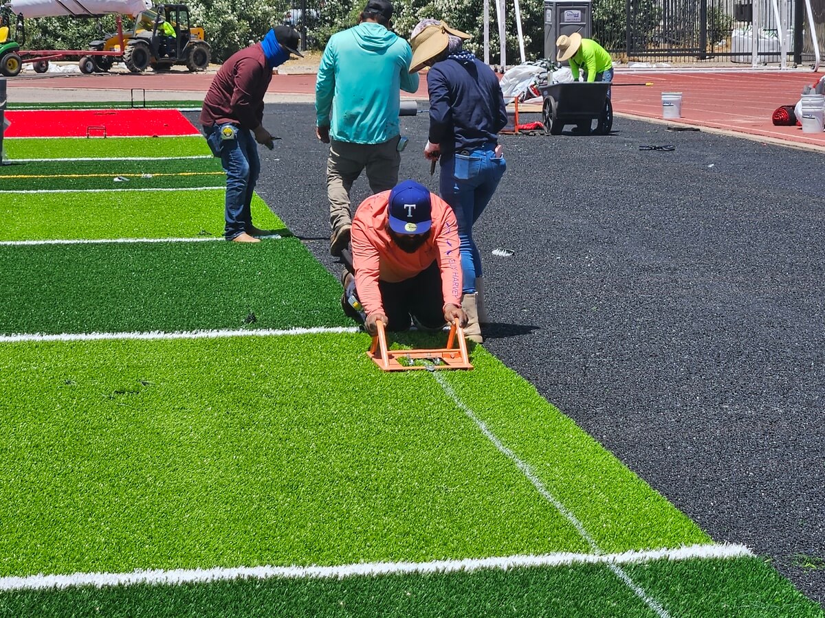 Turf Installation For Sports Fields